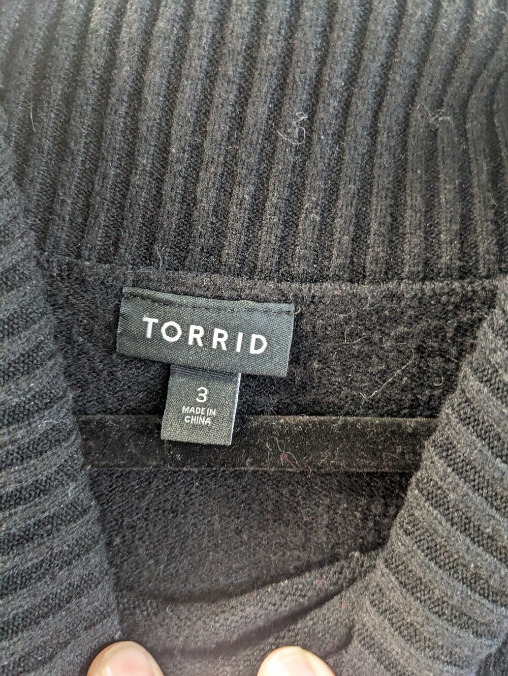 Torrid Black Mock Neck Sweater Minimalist Casual Cottage core Size 3x - Picture 3 of 8